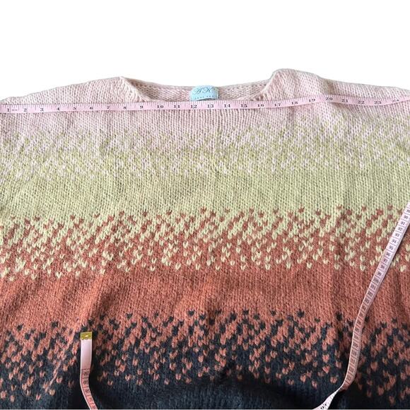 Anna Kay Multi Colored Ombre Wool Blend Knit Sweater Size 1(small) - Picture 12 of 15